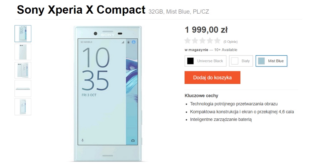 xperia_x_compact_cena_polska